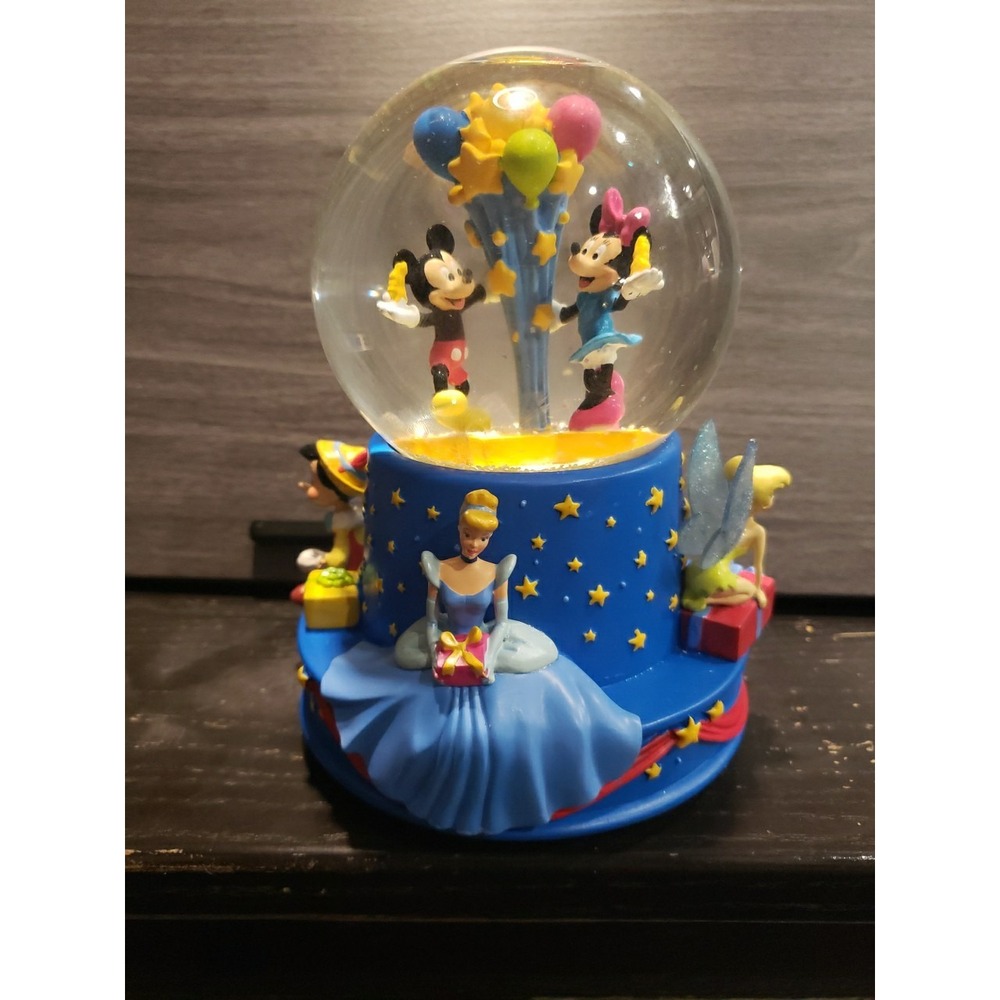Disney "Walt's 100th Birthday" Musical Snow Globe 2001 Mickey Mouse